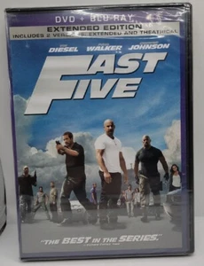 Fast Five DVD/Blu-Ray Extended Edition (DVD 2011) . New - Picture 1 of 8