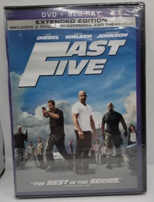 Fast Five DVD/Blu-Ray Extended Edition (DVD 2011) . New - Image 1 of 4