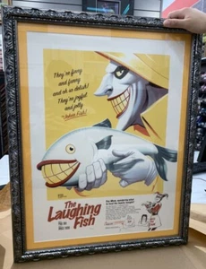 Batman Animated Laughing Fish PCC Phantom City Custom Framed Mondo Joker LIMITED - Picture 1 of 1