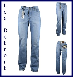 LEE Detroit Herren Jeans Regular Fit Hose Denim High Waist Hell W30 W31 - Bild 1 von 9