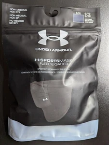 Under Armour Fleece Gaiter Mask Navy Blue Sports Iso-Chill - Size S/M & L/XL NWT - Picture 1 of 6
