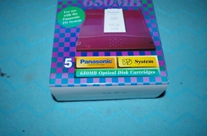 5x Panasonic Cartridge LM R650E - PD 650MB Disk - NEW (5 Units) - Bild 1 von 3