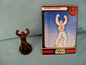 WotC Star Wars Miniatures Wookiee Soldier, Rebel Storm 20/60, Rebel, Common - Picture 1 of 2