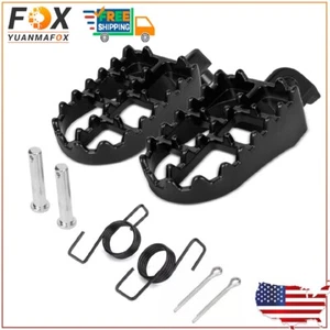 Aluminum Foot Pegs Rest For Yamaha PW50 PW80 Honda XR50 XR/CRF 50/70 Dirt Bike - Foto 1 di 14