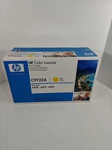 HP 641A Ctg Toner C9722A, Yellow HP Color LaserJet 4650 4610 4600 *NEW, SEALED* - Picture 1 of 8