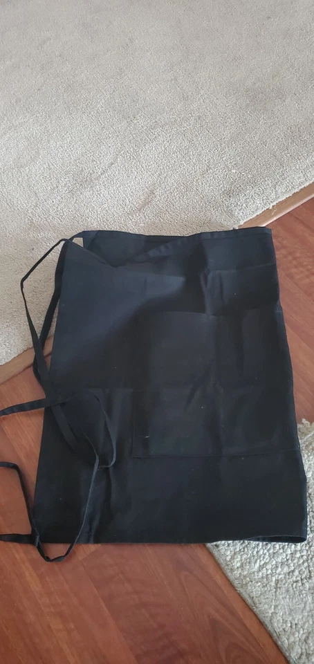 Black Bistro Apron with 2 pockets by Uncommon Threads NEW - Image 1 of 1