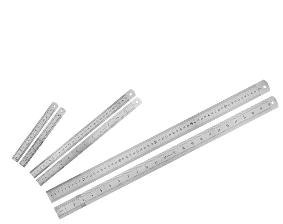 Stahllineal Stahlmaßstab Metalllineal Werkstattlineal Donau MLS 15,30 oder 60 cm