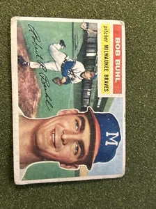1956 Topps - #244 Bob Buhl - Foto 1 di 4