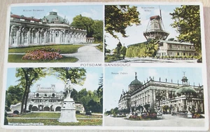 AK Potsdam 1933 Sanssouci Mehrbildkarte - Bild 1 von 2
