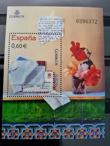 ESPAÑA 2008- EDIFIL 4410 - HOJA BLOQUE - EUROPA. CARTAS - Imagen 1 de 2