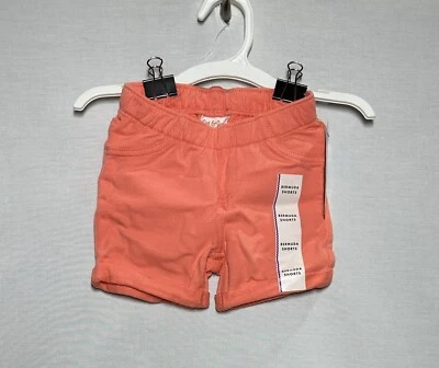 Toddler Girls' Solid Pull-on Shorts - Cat & Jack Peach 4T - Image 1 of 2