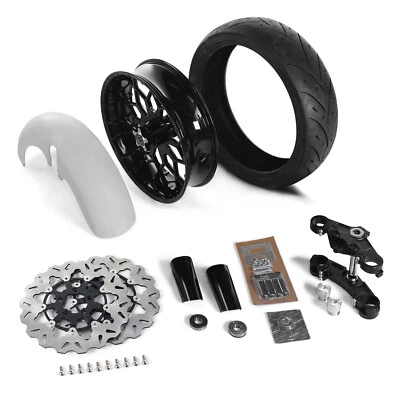 23" Wide Front Tire Wheel Kit For Harley Street Glide Touring Models 2014-2024 - Изображение 1 из 4