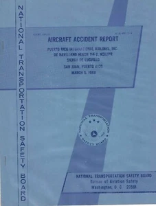 Accident Report - NTSB - Prinair - De Havilland Heron - San Juan - 1969 (MN223) - Picture 1 of 1