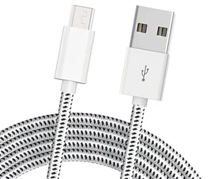 MicroUSB 3ft USB Cable Charger Cord Power Wire Sync Fast Charge for Tablets - Picture 1 of 3