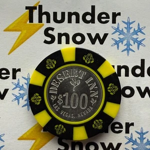 ⚡️❄️ Casino Chip OMG 😳 $100 Desert Inn DI Las Vegas Nevada⚡️❄️⚡️❄️⚡️❄️⚡️❄️ - Picture 1 of 2