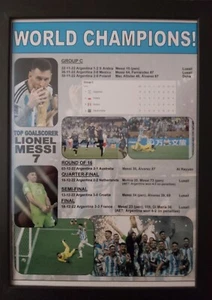Argentina 2022 World Cup winners - Qatar 2022 - souvenir print - Picture 1 of 5