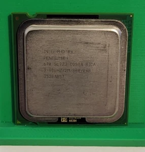 Zócalo Intel Pentium 4 670 HT 3,8 GHz SL7Z3 2 MB LGA775 - Imagen 1 de 4