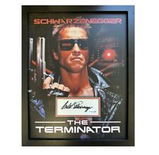 Arnold Schwarzenegger Autographed THE TERMINATOR SIGNED 11x14 Frame Photo ACOA