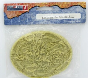 Micro Art Studio B02226 Dark Temple Bases 120mm Ellipse (1) Oval Ancient Ruins  - Picture 1 of 2