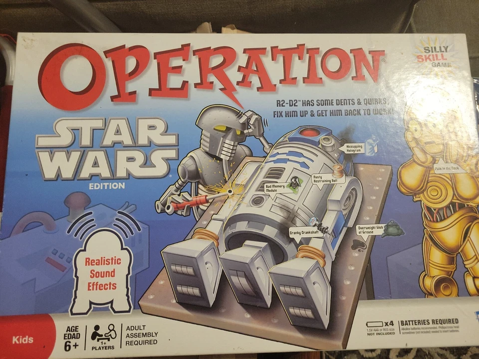 Operation Star Wars Edition  Silly Skill Board Game 2011 COMPLETE - Image 1 of 1