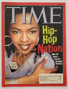 Lauryn Hill Signed Time Magazine The Fugees Hip Hop Rap Killing Me Softly RAD - Picture 1 of 1