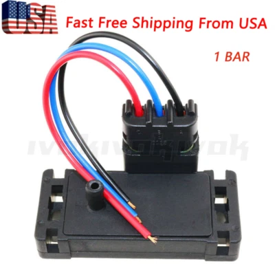 MAP Manifold Absolute Pressure Sensor For Chevrolet Chrysler Buick Cadillac GMC - Image 1 of 4