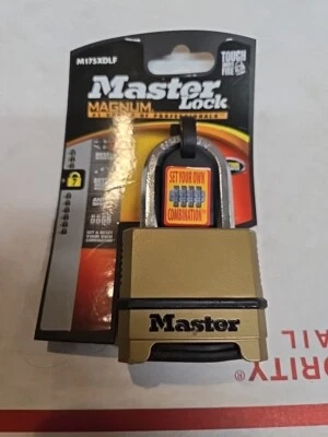 Master Lock Magnum Combination Padlock With 1.5" Shackle - Image 1 of 4