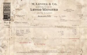 M. Levits & Co, LEVCO WATCHES, Albany, NY to Walter & Rankin, Aug 7, 1926