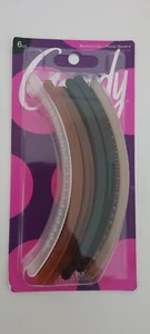 Goody 5 inch-6 pk-Banana Hair Clips #07018 New Free Shipping In The US - Picture 1 of 1