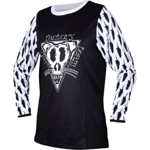 Rat Racing Factory Black/White Cheap Discount MX Dirt Bike Jersey - Picture 1 of 8