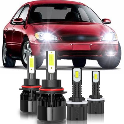 Faro LED alto bajo antiniebla 4x para Ford Taurus sedán 4 puertas 1992-2007 Foto 1 de 4