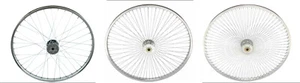 Tricycle Trike 24" Bike Rear Wheel w/Hollow hub 5/8" axle chrome 36 72 144 spoke - Picture 1 of 4