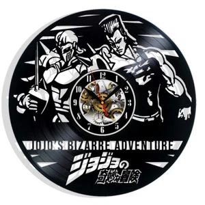 Reloj de pared de vinilo JoJo's Bizarre Adventure - decoración retro - acento único para el hogar - regalo - Imagen 1 de 4