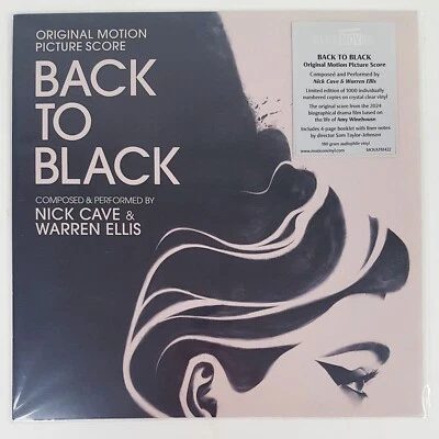 Nick Cave & Warren Ellis – Back To Black Soundtrack – Clear Vinyl Ltd. 1000- New Foto 1 de 3