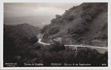 Argentina Sierras de Cordoba Cosquin Camino 6 de Septiembre Vintage RPPC C138