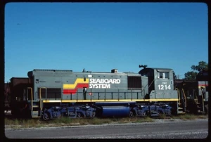Diapositiva de riel original - CSXT 1214 Paris KY 9-26-1988 - Imagen 1 de 1