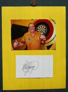 World Darts Champion TV Star Bobby George signed Autogrammkarte & Foto RAR --- - Bild 1 von 1