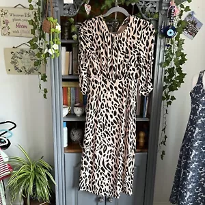 Sosandar Animal Print Dress Size 8 - Picture 1 of 11