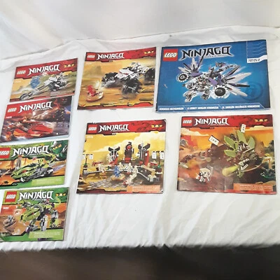 Lot of Lego Ninjago Instruction Manuals Free Shipping - Image 1 of 4
