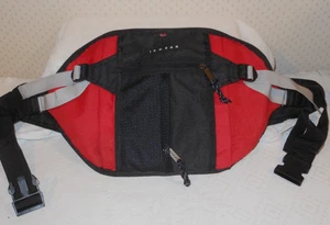 Ingear Gürteltasche Bauchtasche rot und schwarz Lendenpolsterung Kompressionsriemen - Bild 1 von 11