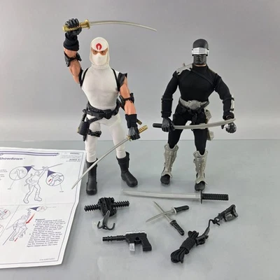 Figuras GI Joe Cobra Ninja Showdown Snake Eyes Vs Storm Shadow 12" 100% completas Foto 1 de 4