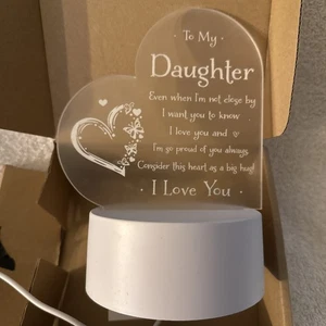 3d Visualization USB Lamp “To My Daughter” - Picture 1 of 7