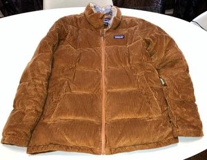 Patagonia Cord Fjord Women’s Corduroy Jacket Down Insulated. Size M. Brown. EUC! - Picture 1 of 4