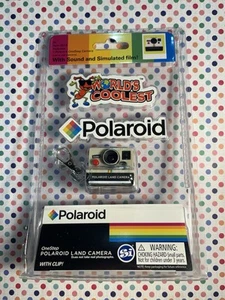 Worlds Coolest Smallest POLAROID LAND CAMERA Toy Miniature OneStep Keychain New - Picture 1 of 5