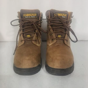 WOMEN’S Carolina CA1428 Waterproof Aluminum Toe Hiker Work Boot Size 6.5 Leather - Picture 1 of 12