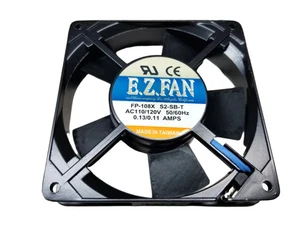FP-108X-S2-SB-T, EZ FAN 119mm x 25mm 110V/120V AC Cooling Fan ~ 60 CFM - Picture 1 of 2
