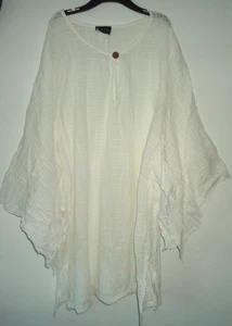 Jordan Taylor Beachwear Women's White Blouse 100% Cotton Plus Size-3X - Picture 1 of 6