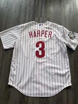 Philadelphia Phillies Bryce Harper WS Jersey Large - Image 1 of 2