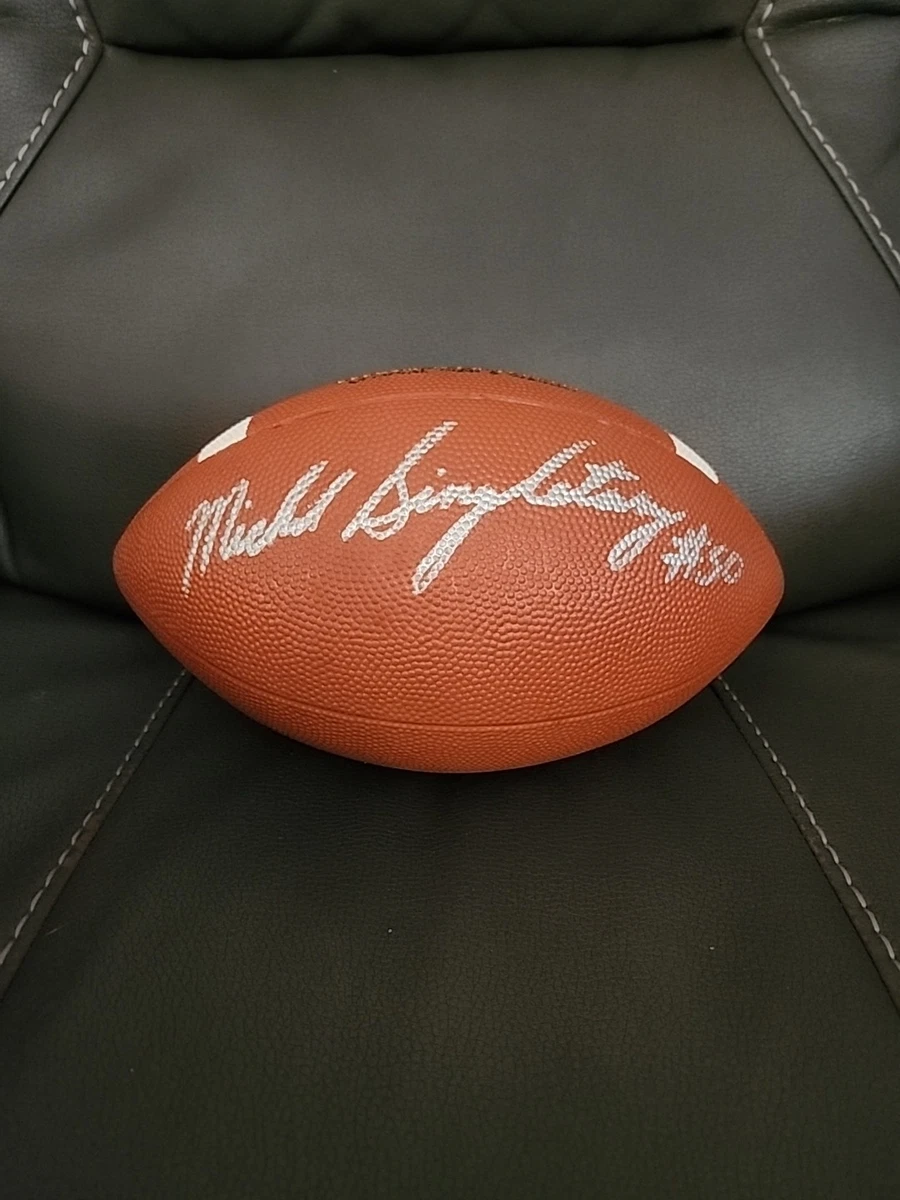 Mike Singletary NFL Original Autographed Football Balls for sale