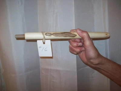 VÁSTAGO DE PIPA DE PAZ DE NOGAL ORIENTAL TRADICIONAL DE 9 3/4" PARA CATLINITA/CUERNA #16 Foto 1 de 3